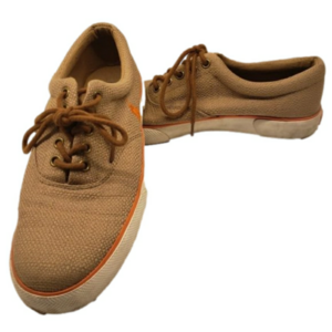 POLO Ralph Lauren Brown tweed running shoes sneekers Men's  Size 8D